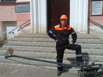 Использование установки для испытаний на прочность наружных стационарных пожарных лестниц ТЦ-46